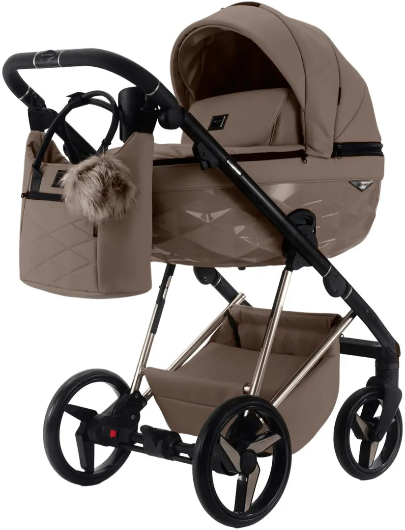 Carucior modular 2in1 Adamex Quantum SuperStar Deluxe Q-Star148 (Brown)