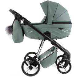 Коляска модульная 2в1 Adamex Quantum SuperStar Deluxe Q-Star150 (Green) Thumb