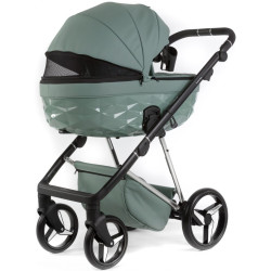 Коляска модульная 2в1 Adamex Quantum SuperStar Deluxe Q-Star150 (Green) Thumb