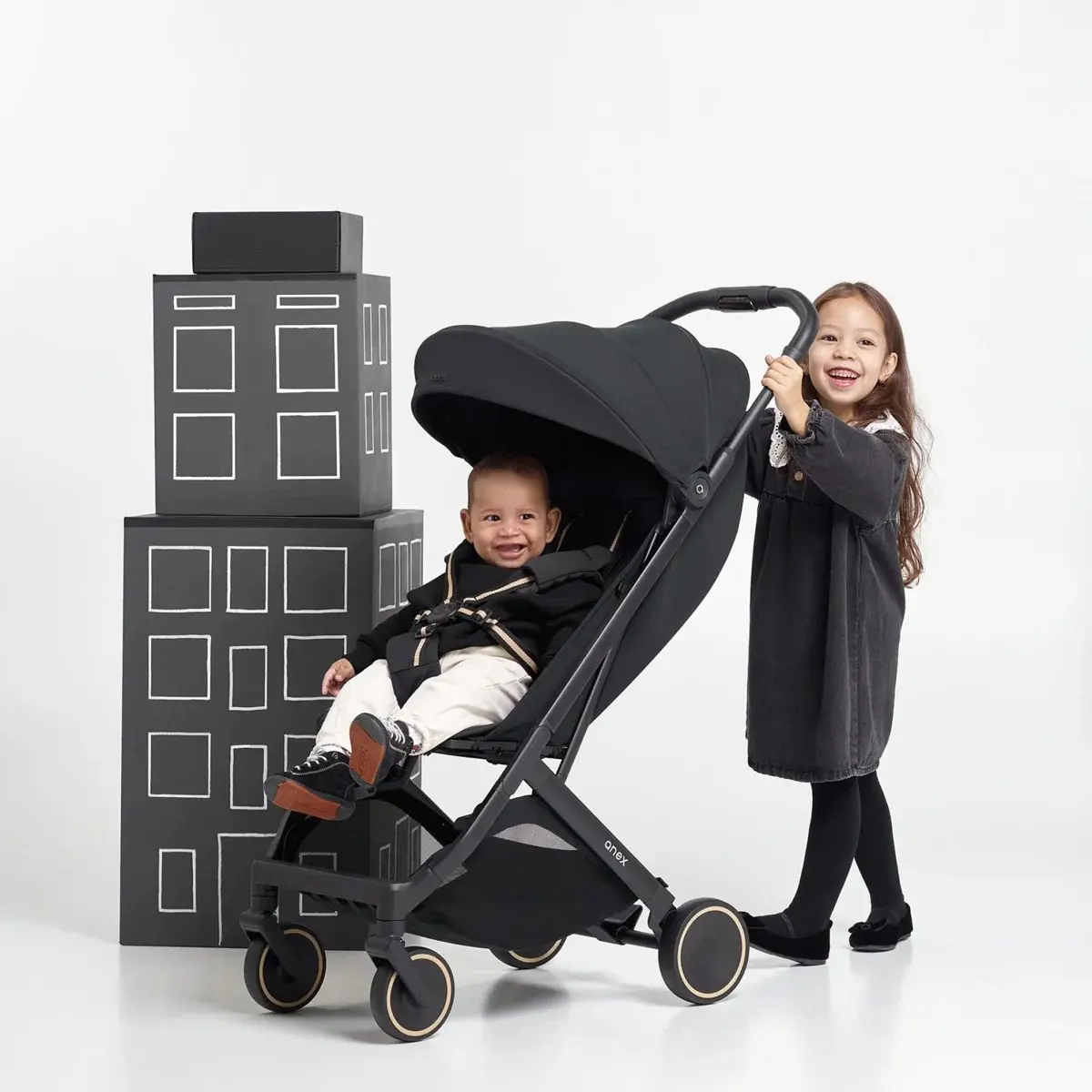 Коляска прогулочная Anex Air-X² (Black) - 7