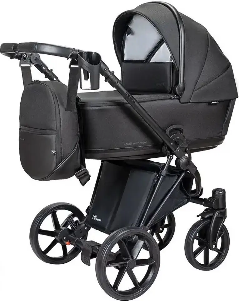Коляска модульная 2в1 Angelina Enigma E-2 (Black)