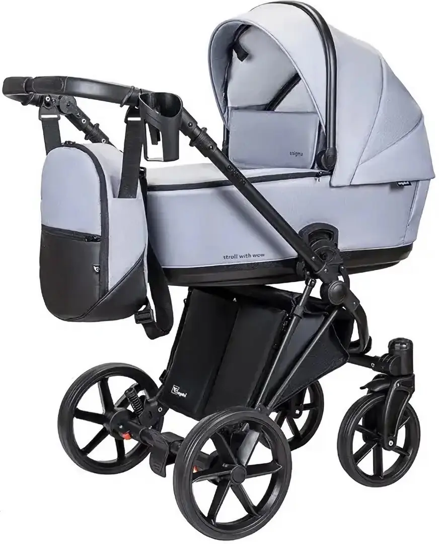 Коляска модульная 2в1 Angelina Enigma E-4 (Grey)