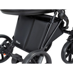 Carucior modular 2in1 Angelina Enigma Ecco-11 (Leather Grey) Thumb