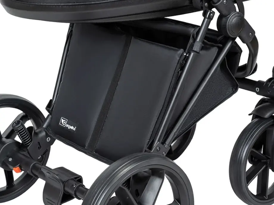 Carucior modular 2in1 Angelina Enigma Ecco-11 (Leather Grey) - 3