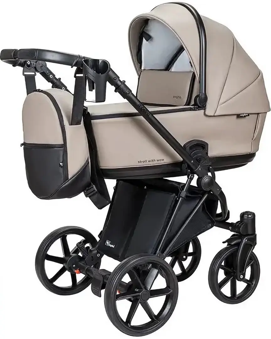 Carucior modular 2in1 Angelina Enigma Ecco-14 (Leather Beige)