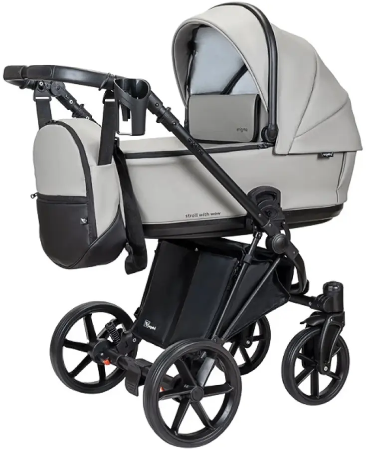 Carucior modular 2in1 Angelina Enigma Eco E-13 (Light Grey)