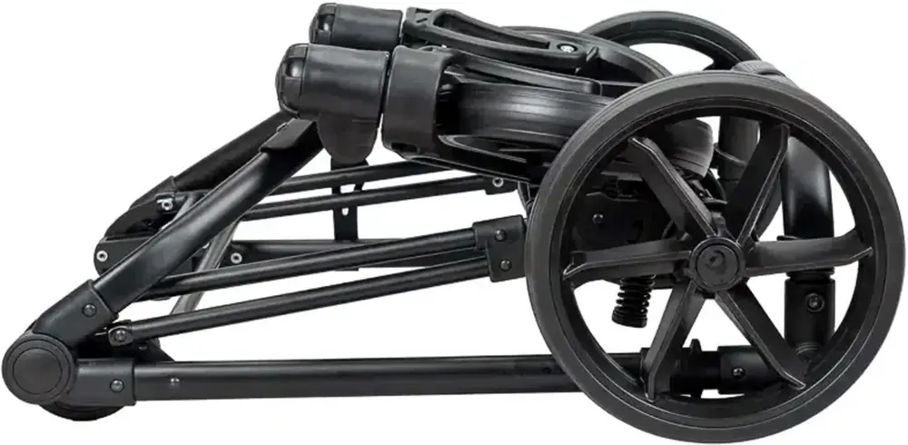 Коляска модульная 2в1 Angelina Enigma Premium Eco EP ECO-26 (Graphite) - 3