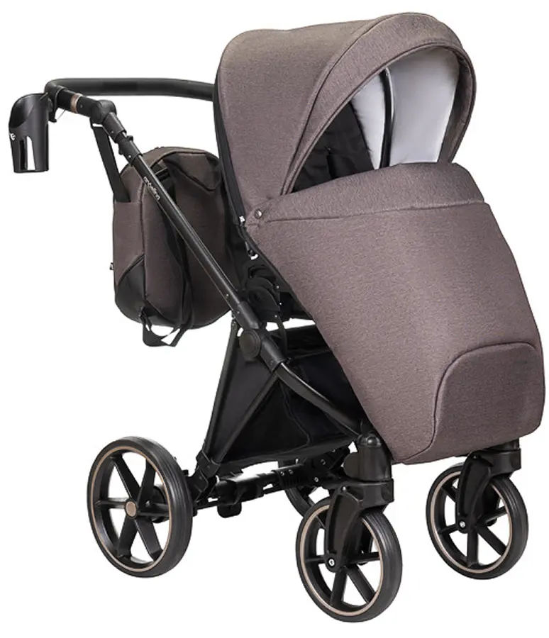 Коляска модульная 2в1 Angelina Enigma Premium EP-24 (Brown) - 4