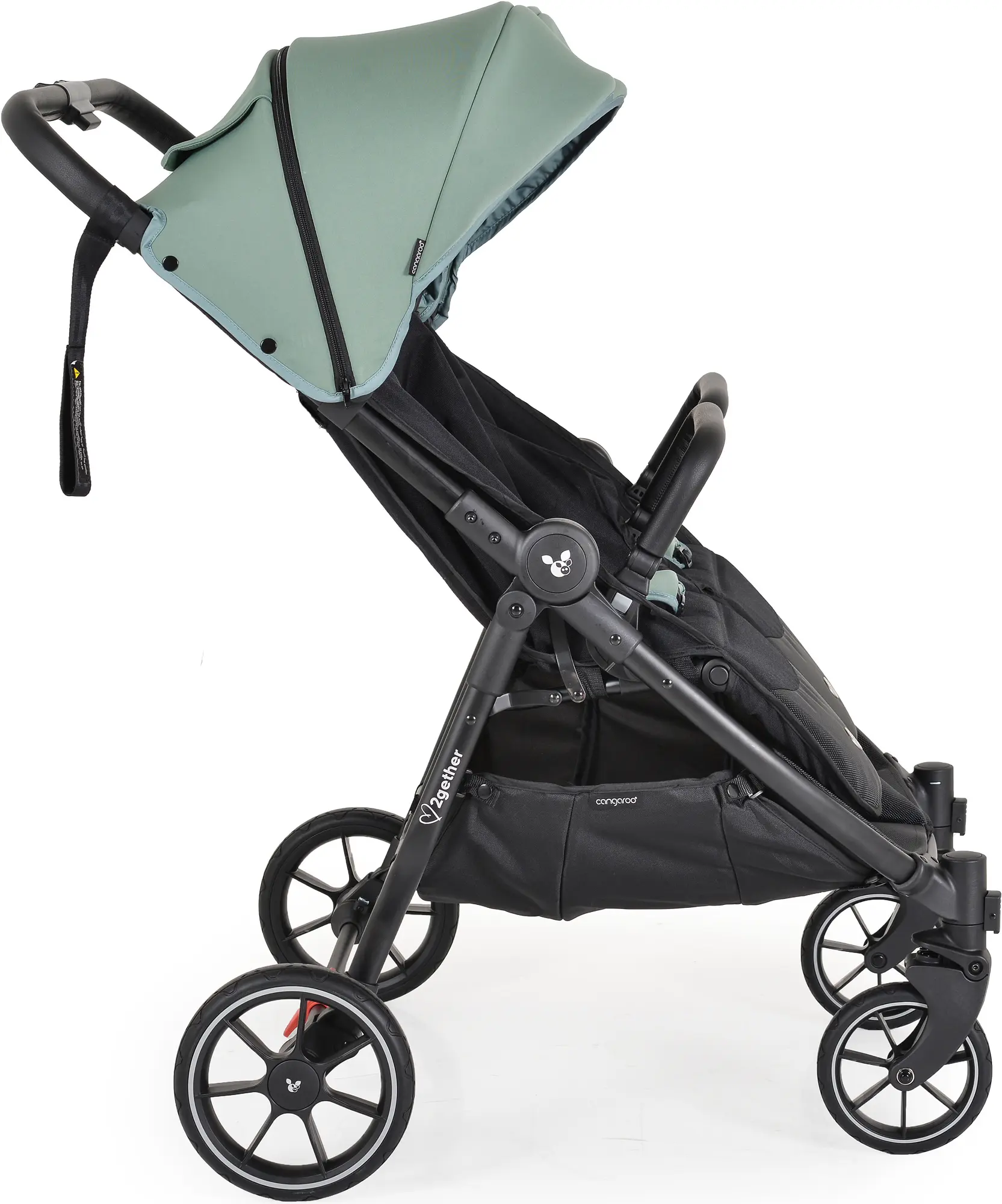 Carucior pentru gemeni Cangaroo 2Gether (Iceberg Green) - 3