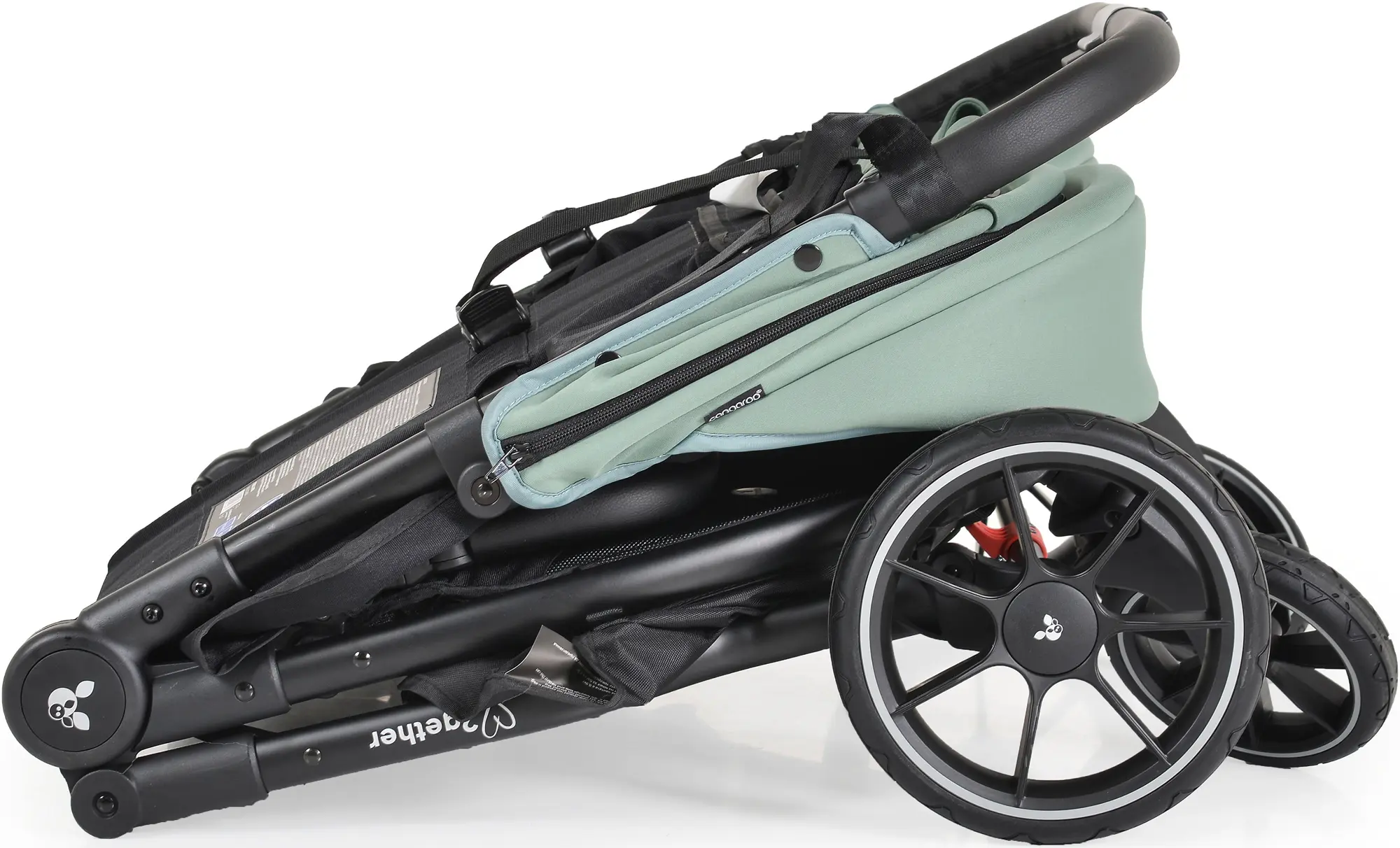 Carucior pentru gemeni Cangaroo 2Gether (Iceberg Green) - 5