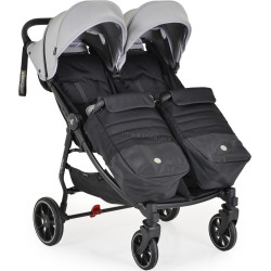 Carucior pentru gemeni Cangaroo 2Gether (Ultimate Gray)