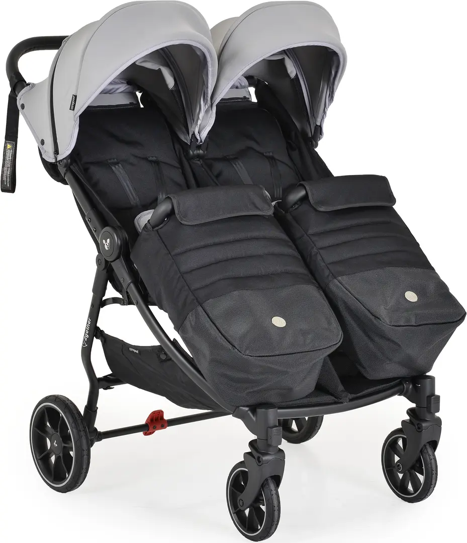 Carucior pentru gemeni Cangaroo 2Gether (Ultimate Gray)