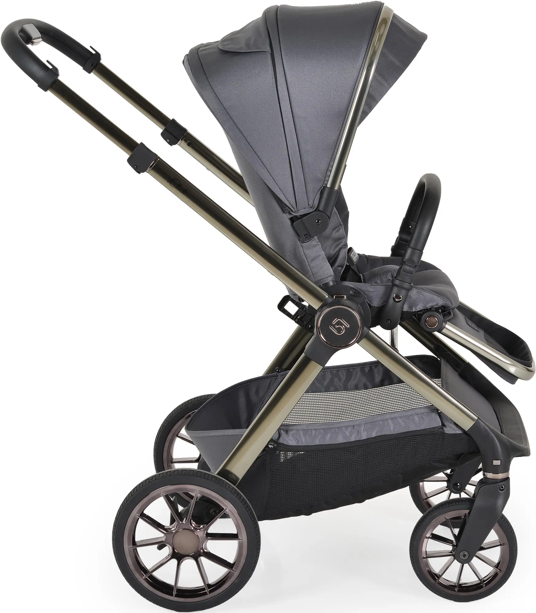 Carucior modular 2in1 Cangaroo iClick (Gray) - 3
