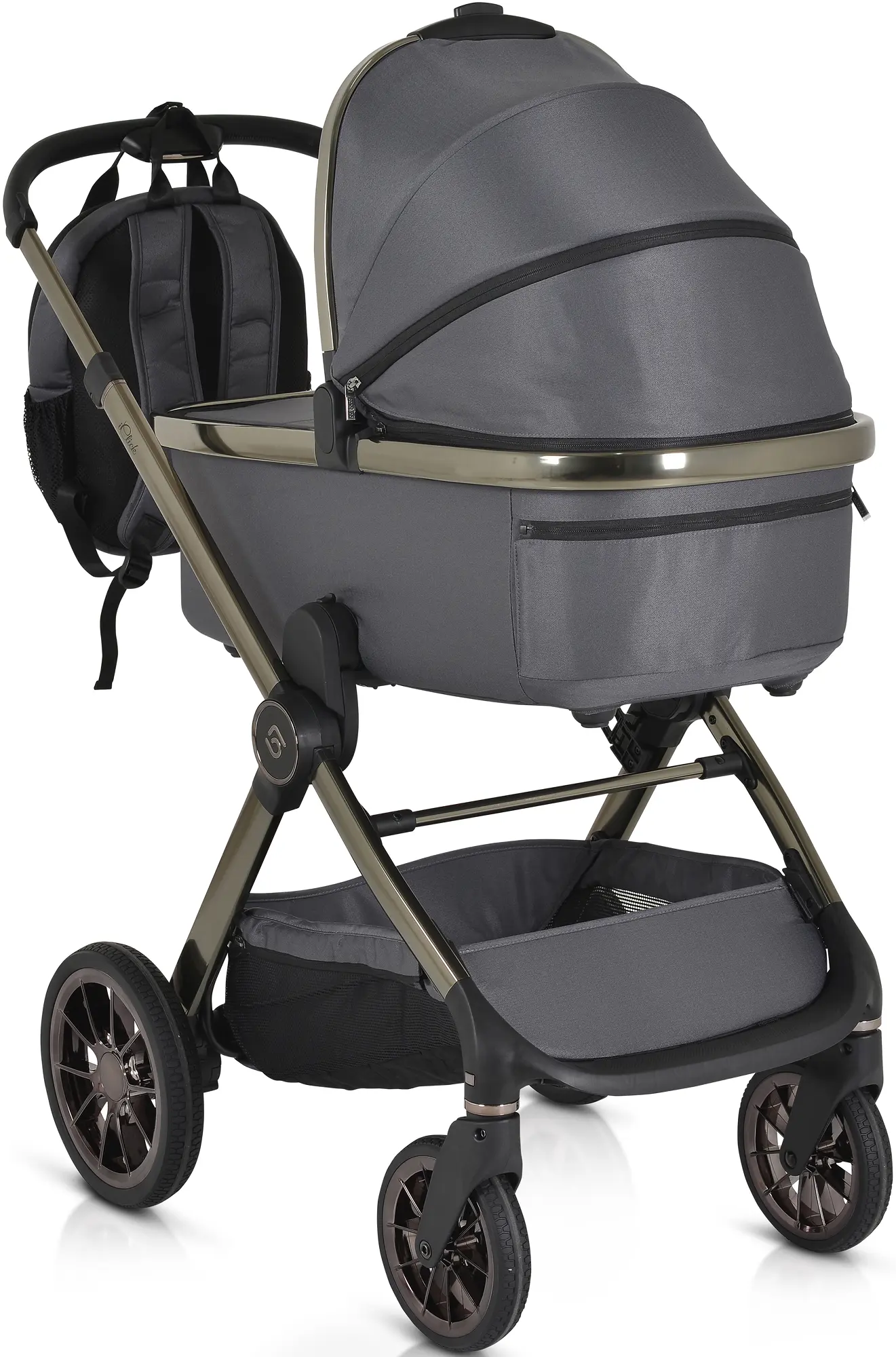 Carucior modular 2in1 Cangaroo iClick (Gray) - 6