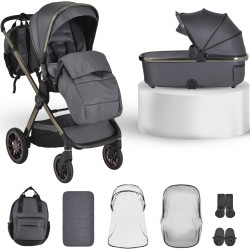 Carucior modular 2in1 Cangaroo iClick (Gray) Thumb