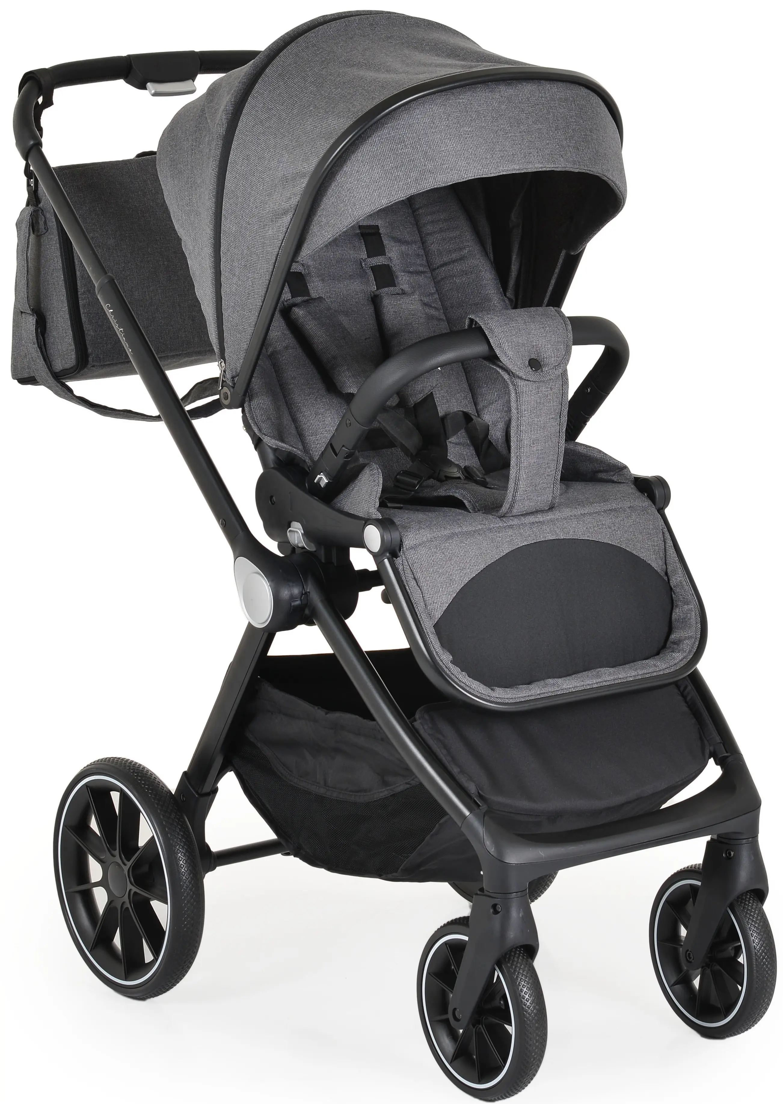 Коляска модульная 3в1 Cangaroo Christiano (Dark Grey)