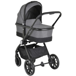 Коляска модульная 3в1 Cangaroo Christiano (Dark Grey)