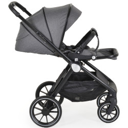 Коляска модульная 3в1 Cangaroo Christiano (Dark Grey) Thumb