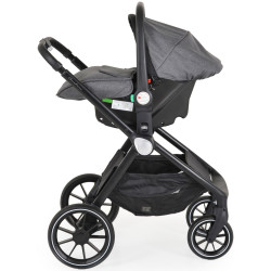 Коляска модульная 3в1 Cangaroo Christiano (Dark Grey) Thumb