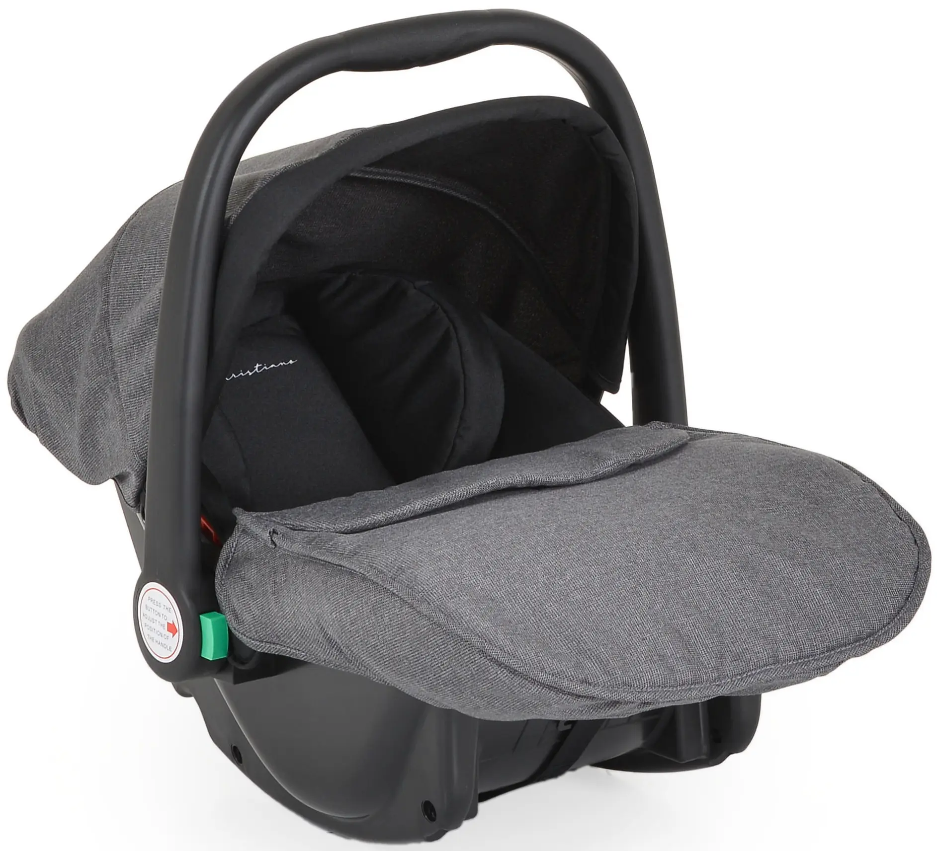 Коляска модульная 3в1 Cangaroo Christiano (Dark Grey)