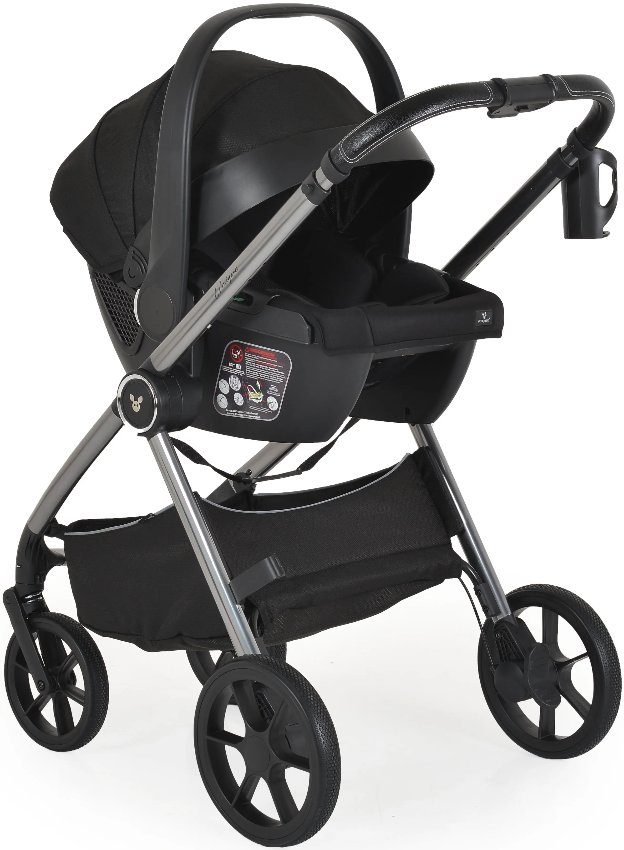 Carucior modular 3in1 Cangaroo Unique (Carbon Black)
