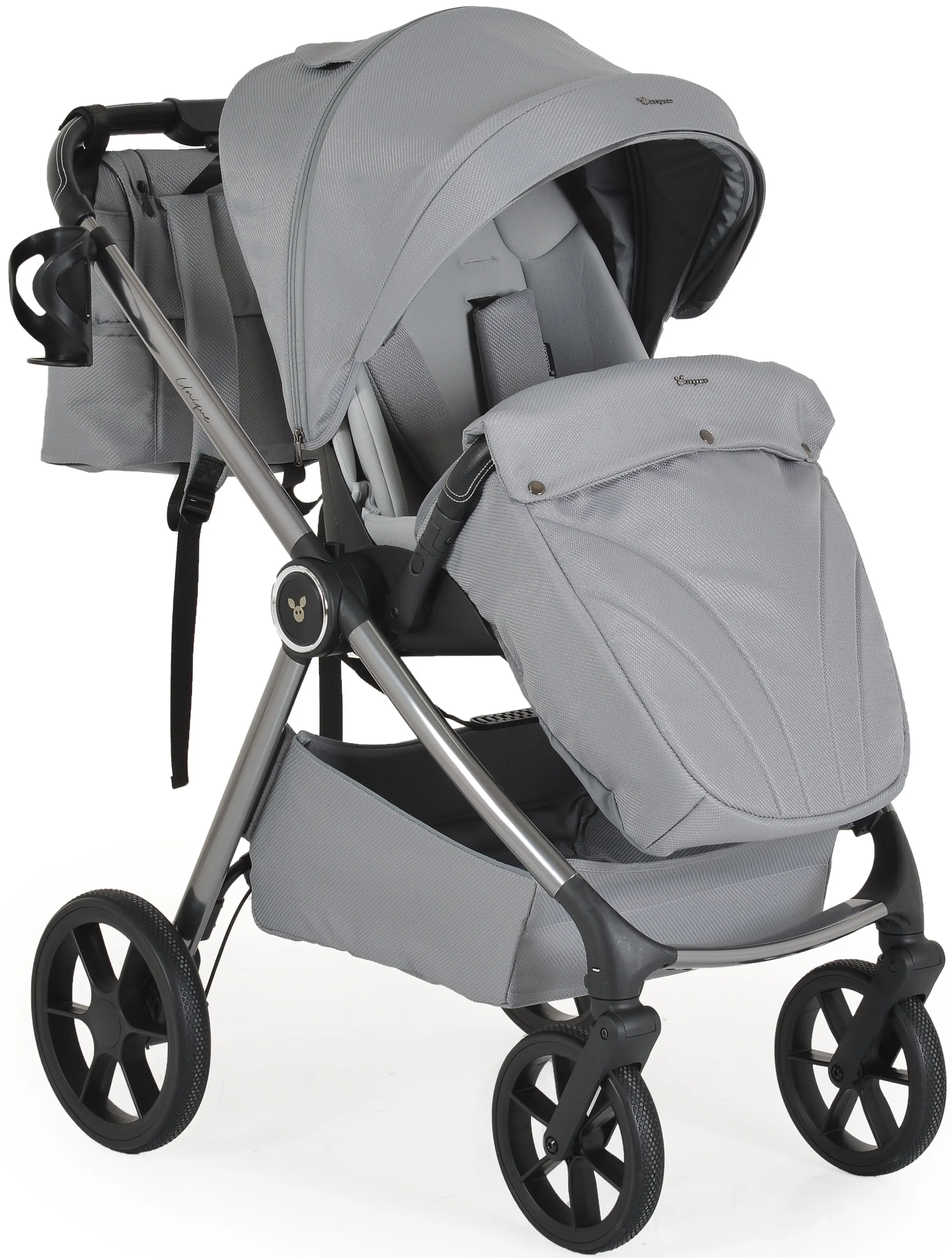 Коляска модульная 3в1 Cangaroo Unique (Cloud Silver)