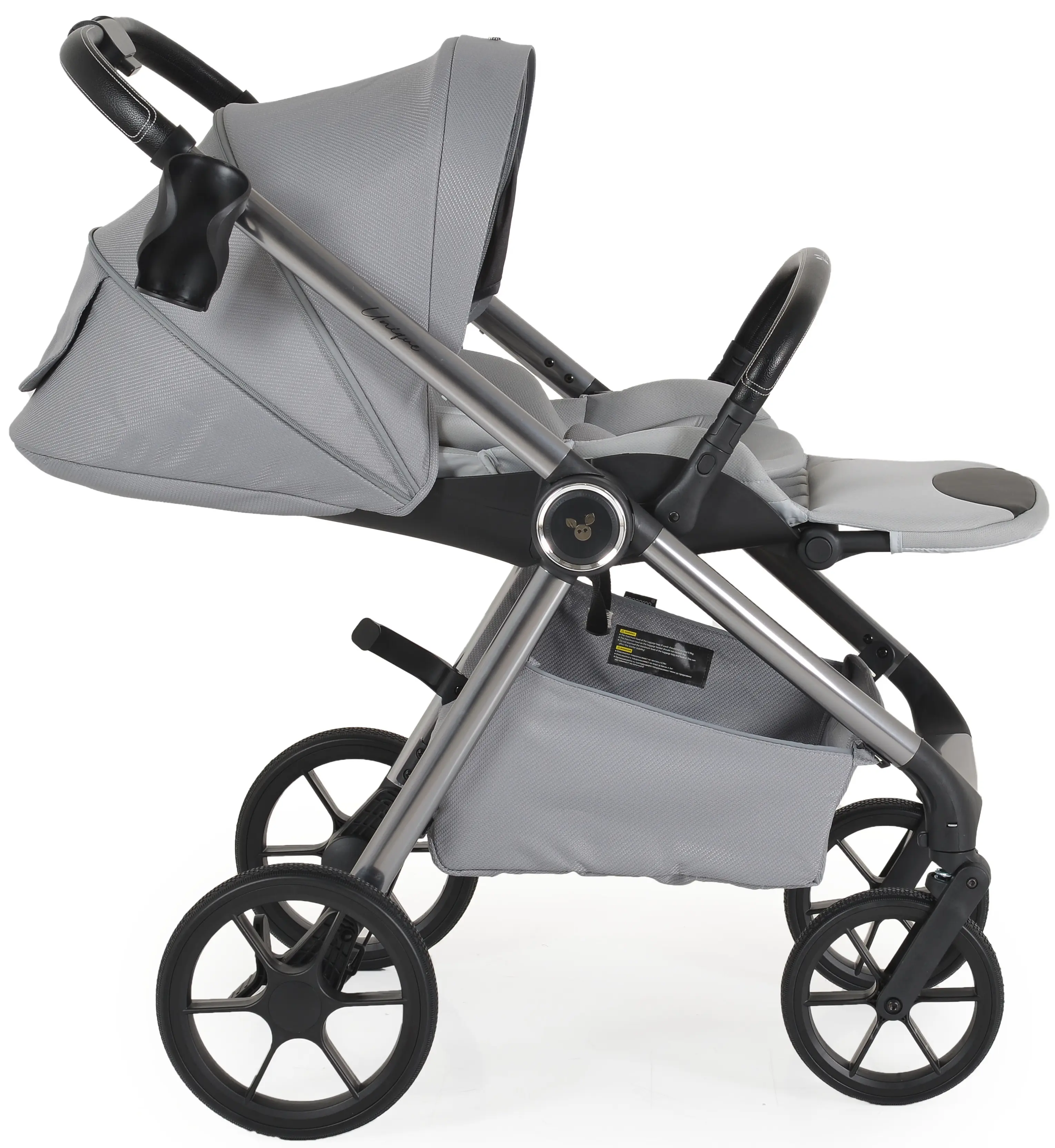 Коляска модульная 3в1 Cangaroo Unique (Cloud Silver)