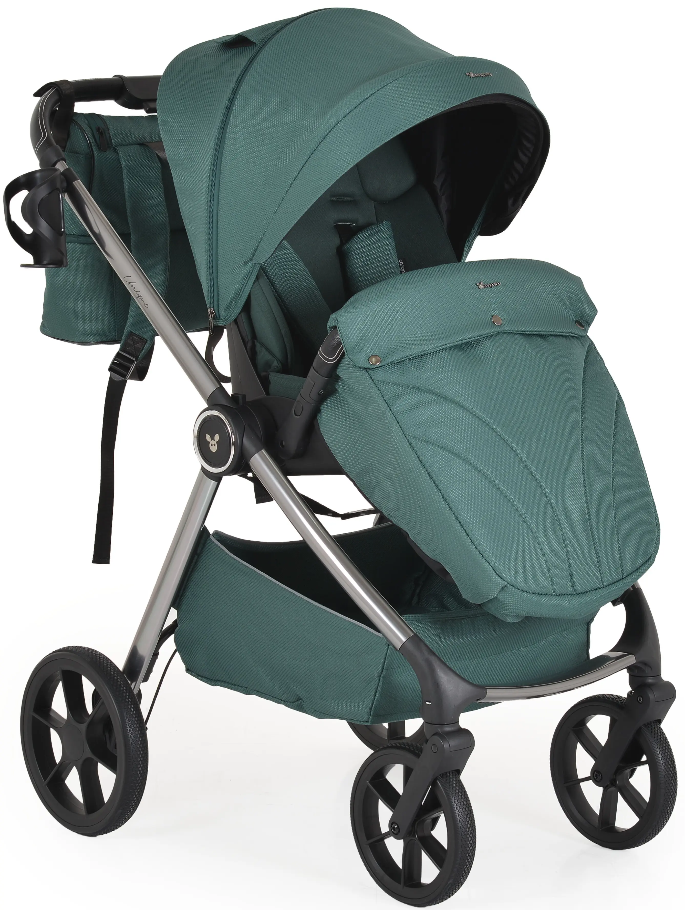 Коляска модульная 3в1 Cangaroo Unique (Pine Green)