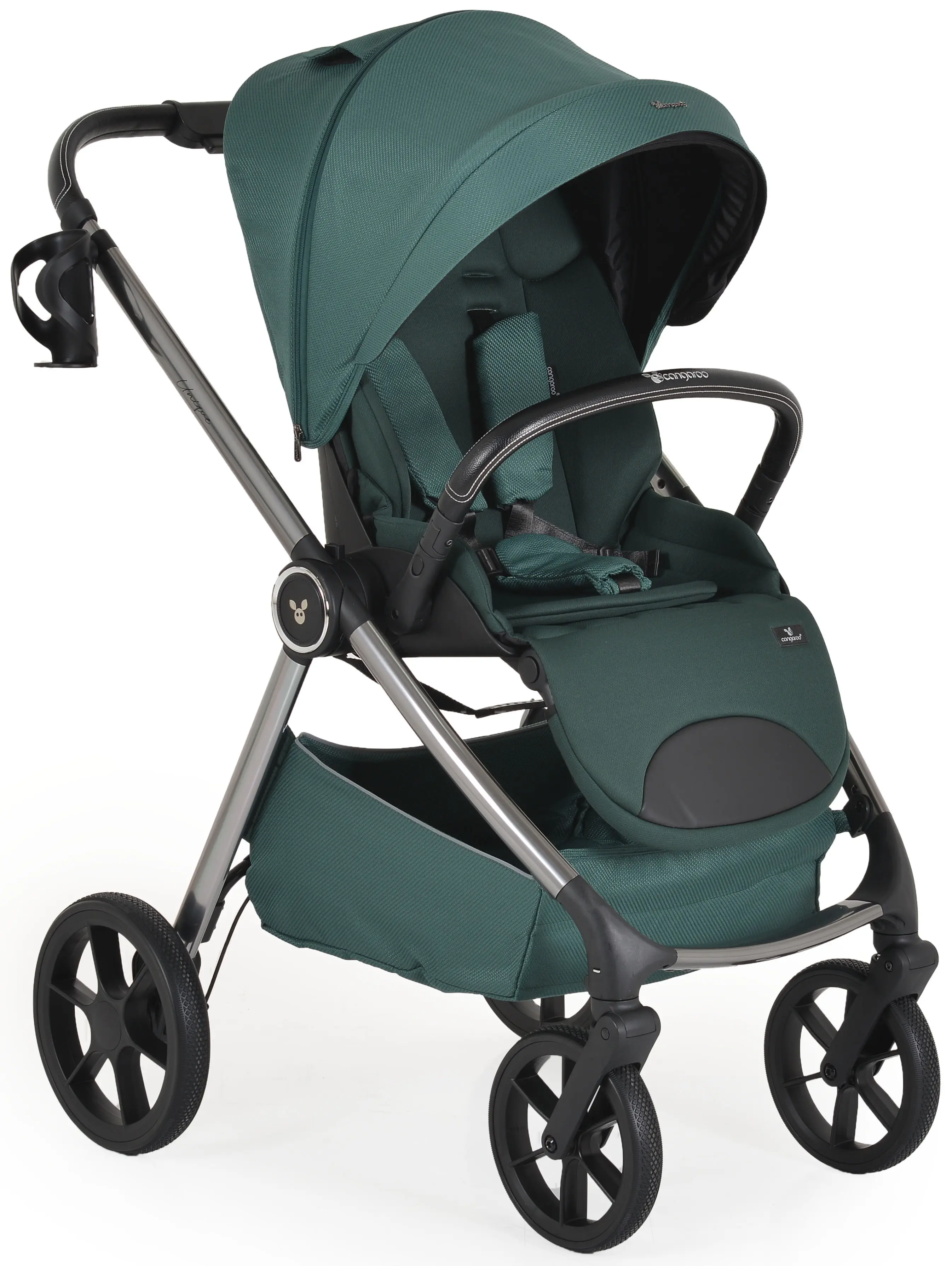 Коляска модульная 3в1 Cangaroo Unique (Pine Green)