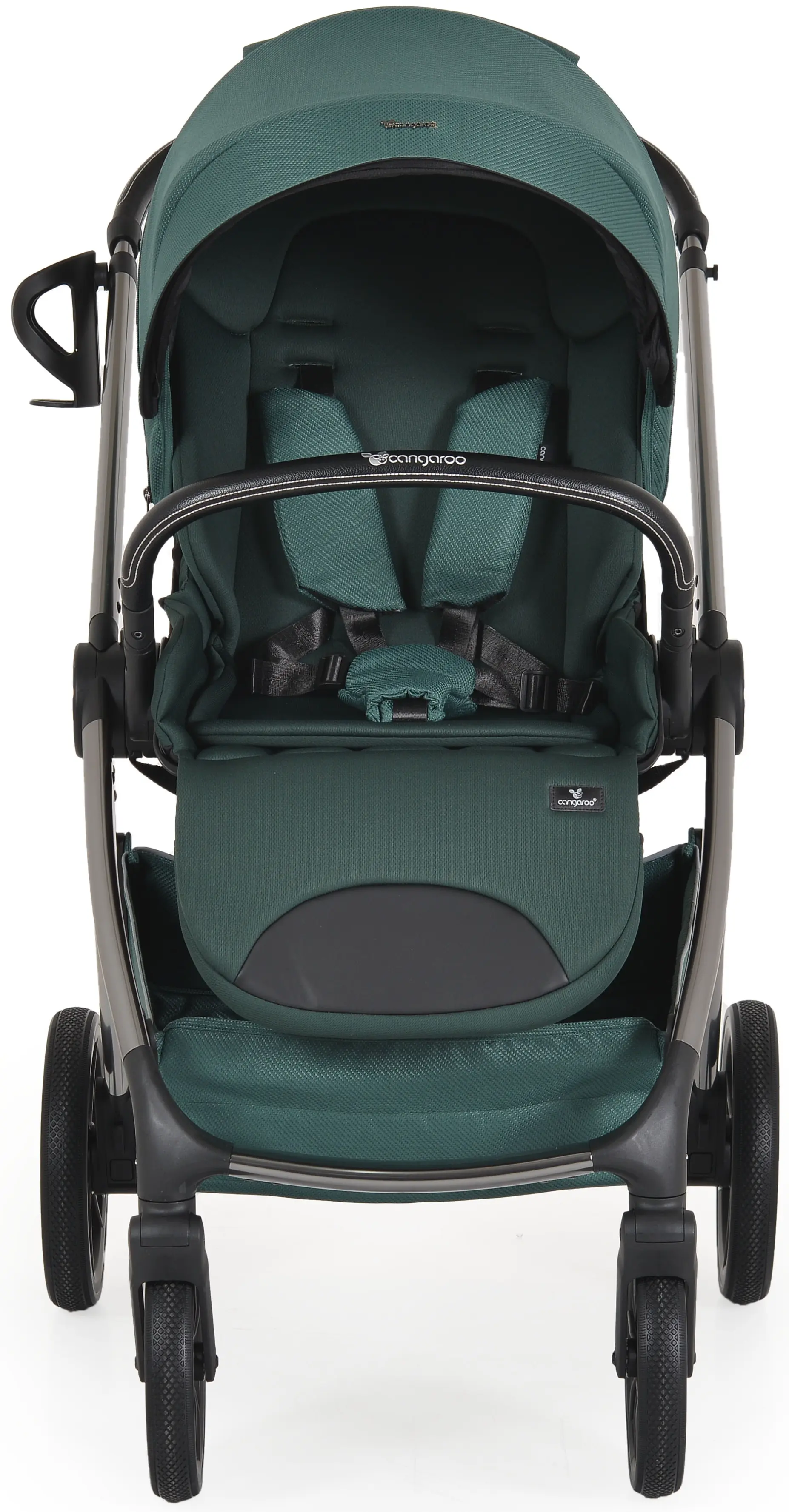 Коляска модульная 3в1 Cangaroo Unique (Pine Green)