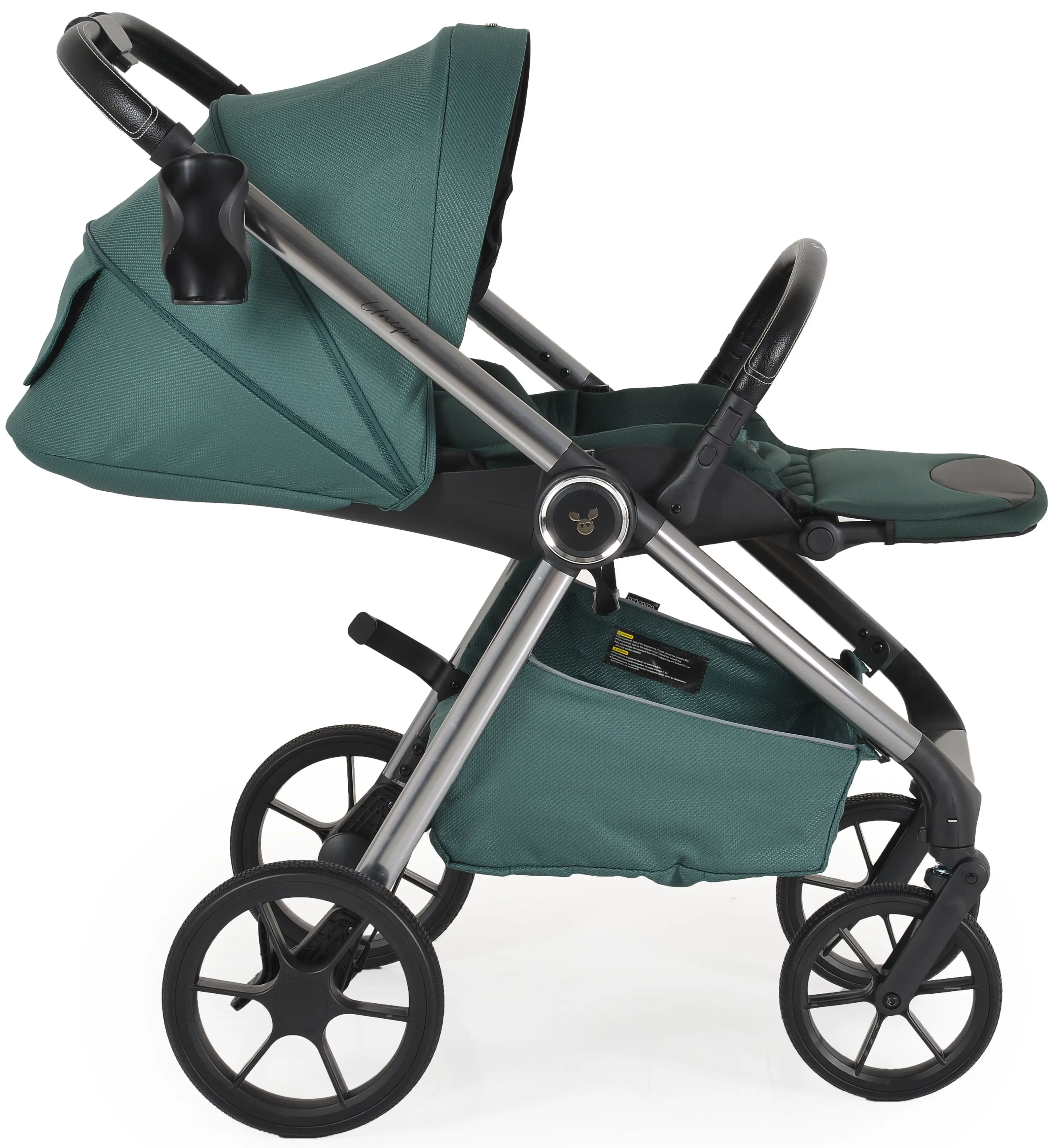 Коляска модульная 3в1 Cangaroo Unique (Pine Green)