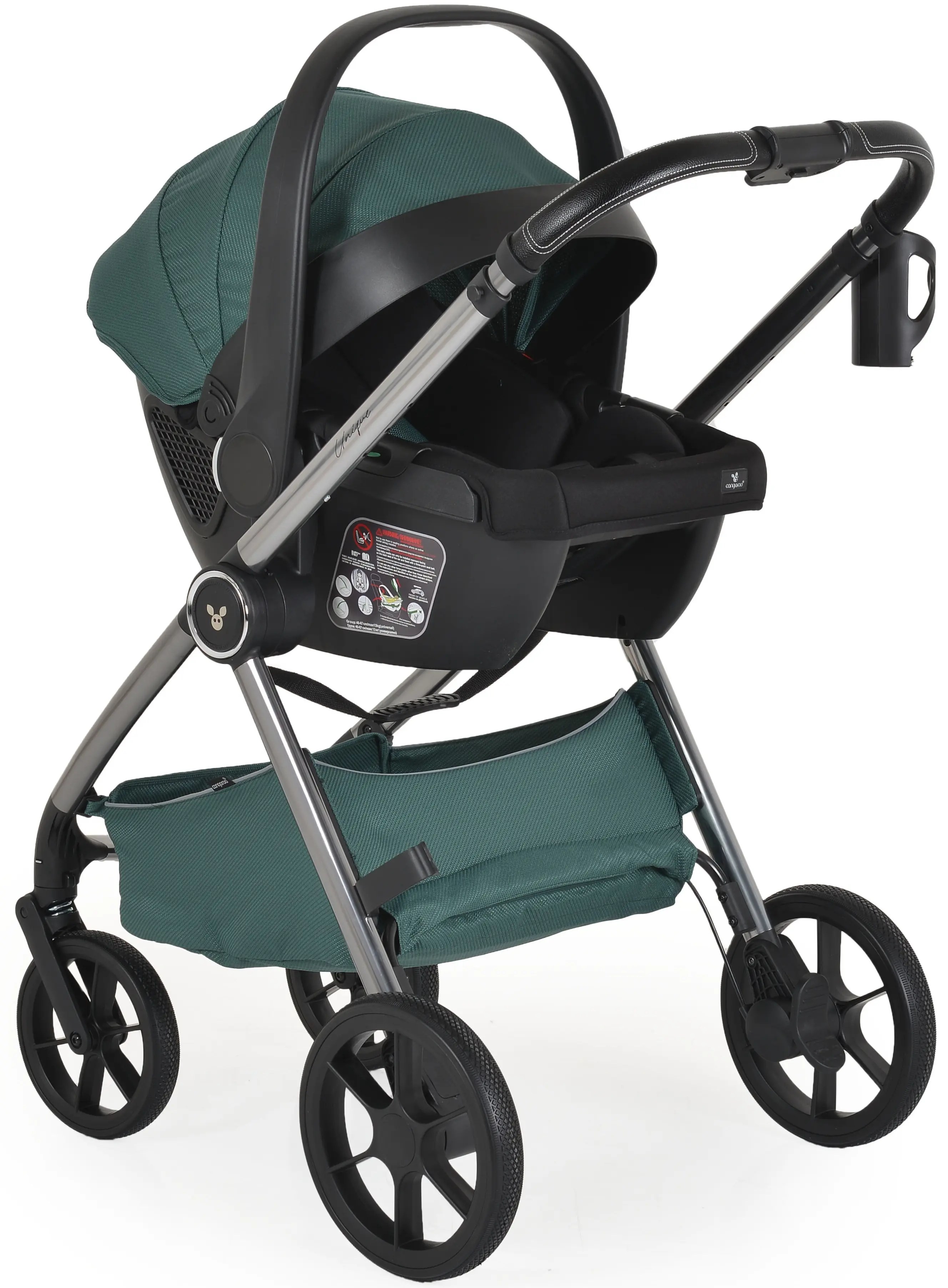 Коляска модульная 3в1 Cangaroo Unique (Pine Green)