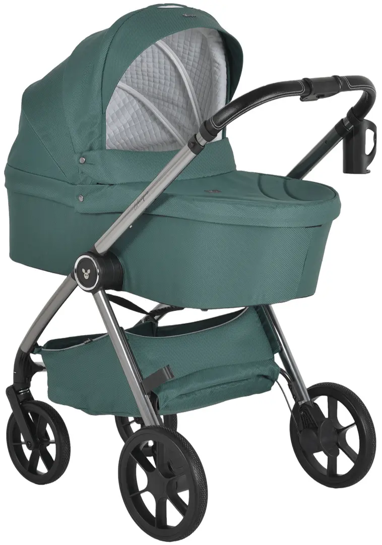 Коляска модульная 3в1 Cangaroo Unique (Pine Green)