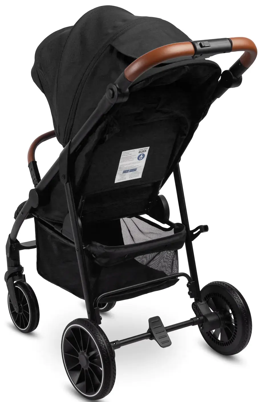 Коляска прогулочная Caretero Elma (Black) - 2