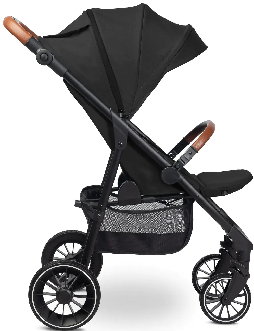 Коляска прогулочная Caretero Elma (Black) - 7