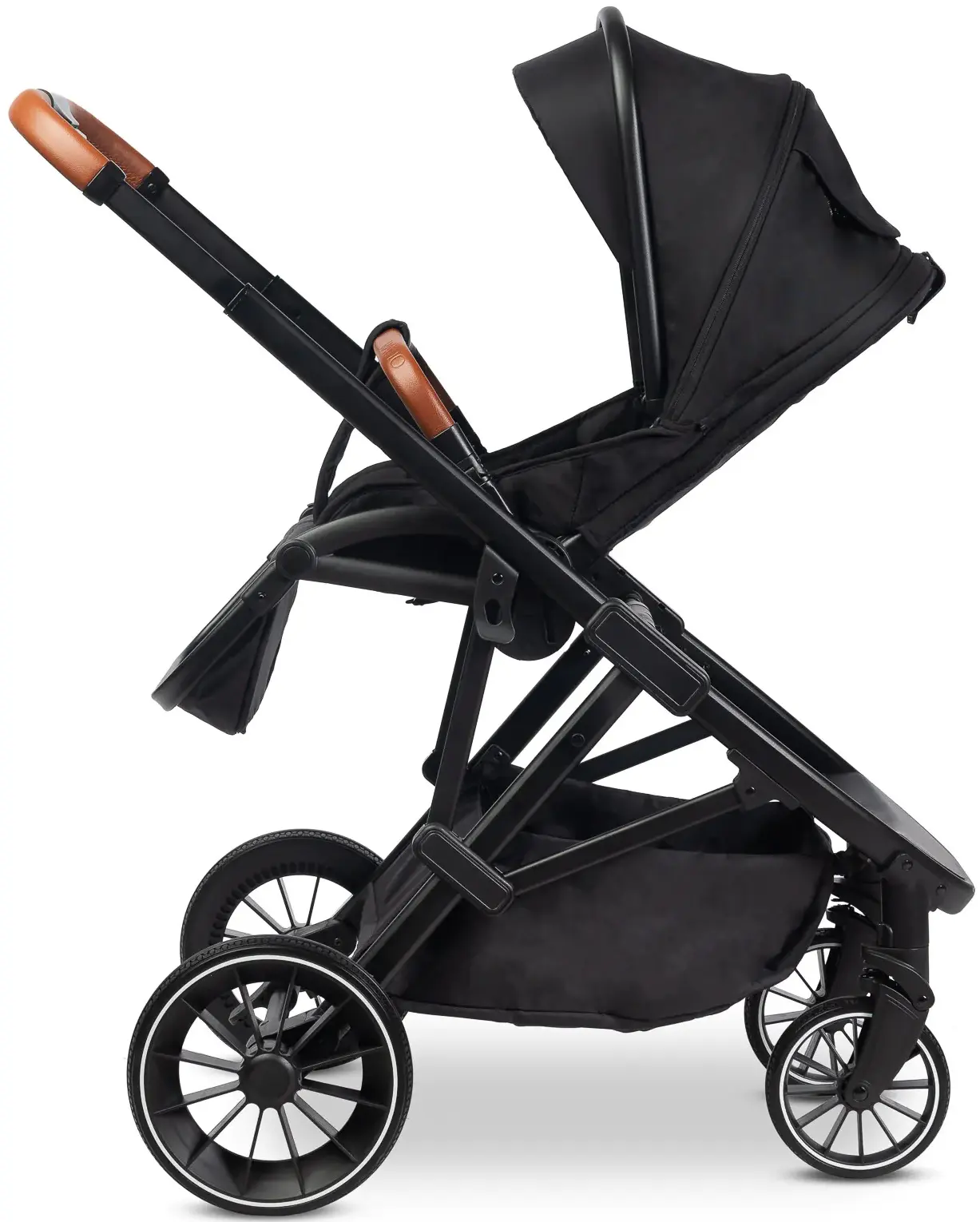 Коляска прогулочная Caretero Ratio (Black) - 12