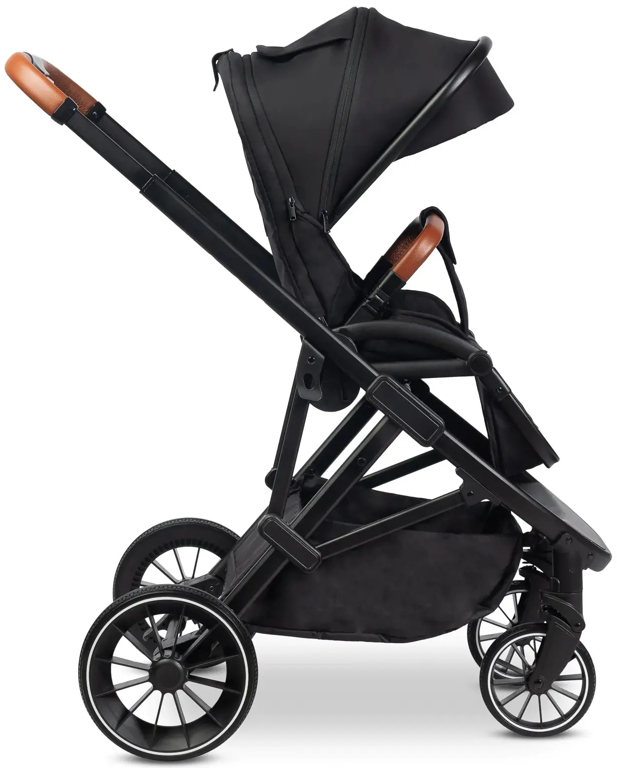Коляска прогулочная Caretero Ratio (Black) - 8