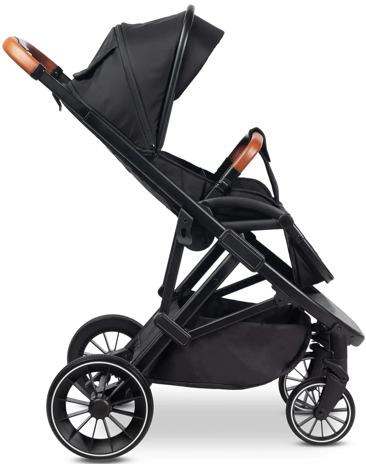Коляска прогулочная Caretero Ratio (Black) - 9