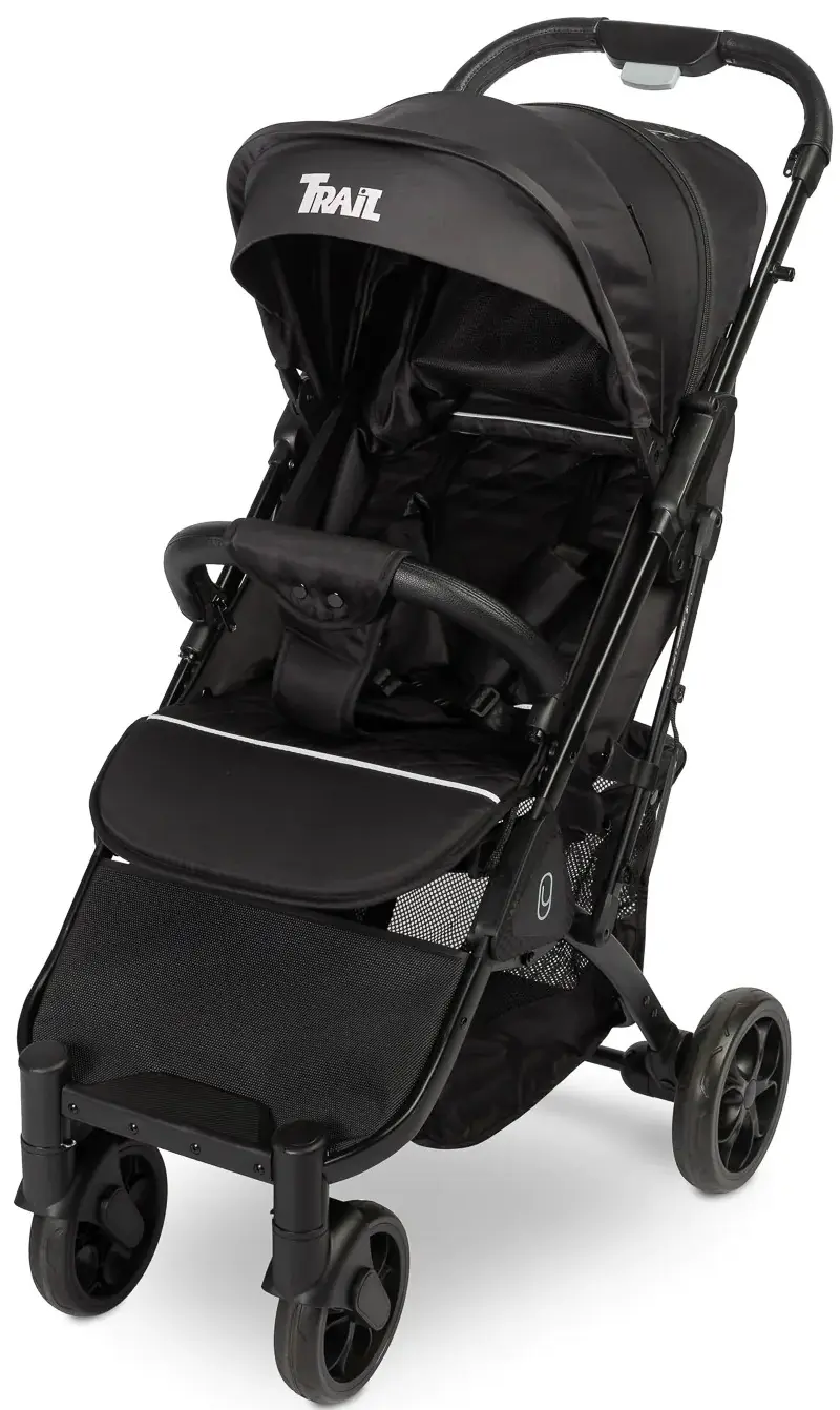 Коляска прогулочная Caretero Trail (Black) - 2
