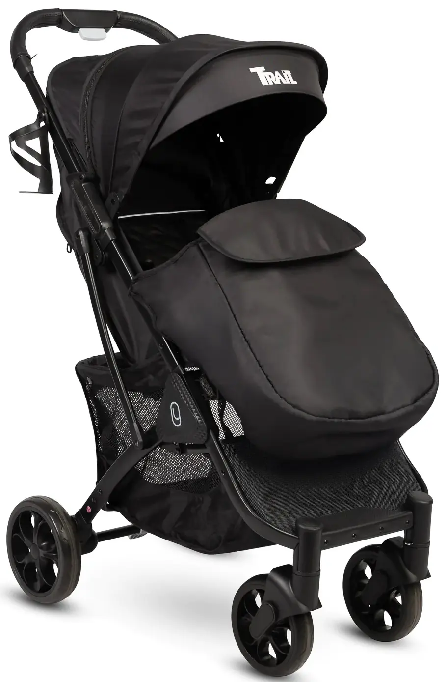 Коляска прогулочная Caretero Trail (Black) - 4