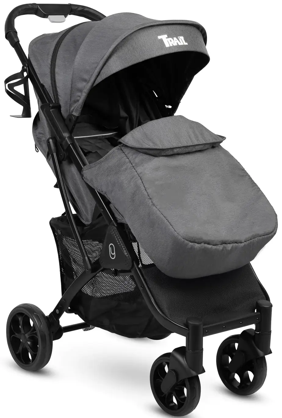 Коляска прогулочная Caretero Trail (Graphite) - 4