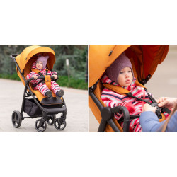Carucior de plimbare Carrello Bravo 2024 (Amber Orange) Thumb