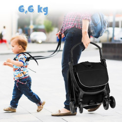 Коляска прогулочная Costway BC10249DK (Black) Thumb