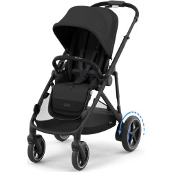 Коляска модульная Cybex e-Gazelle S (Moon Black) Thumb