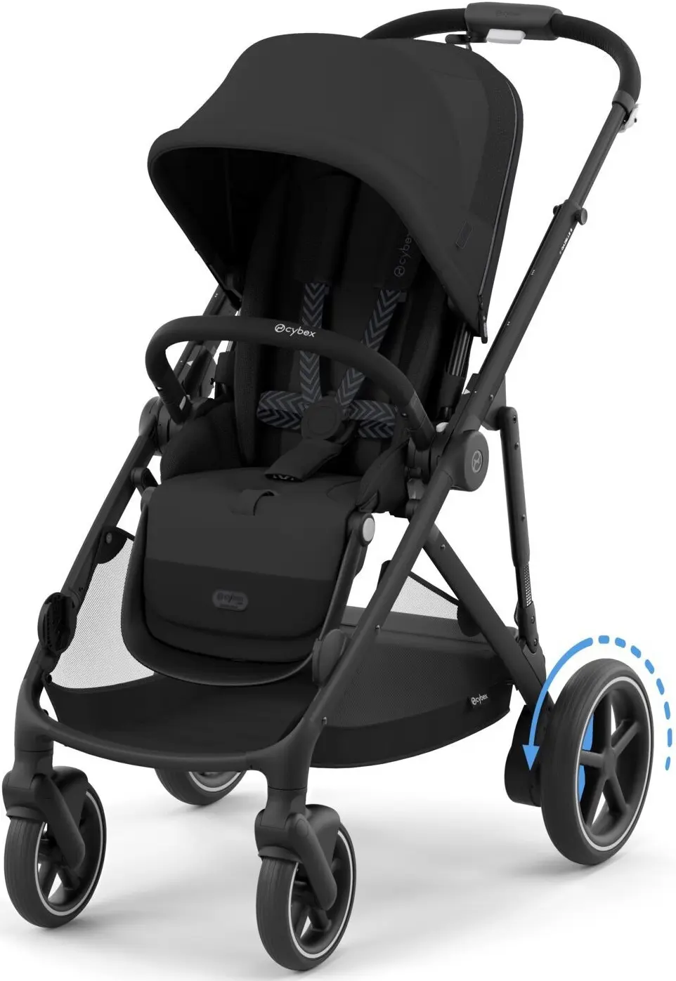Коляска модульная Cybex e-Gazelle S (Moon Black) - 2