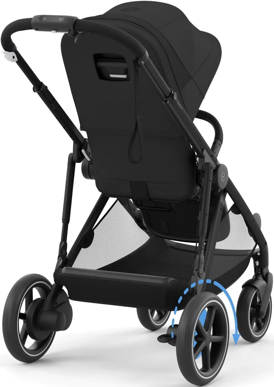 Коляска модульная Cybex e-Gazelle S (Moon Black) - 3