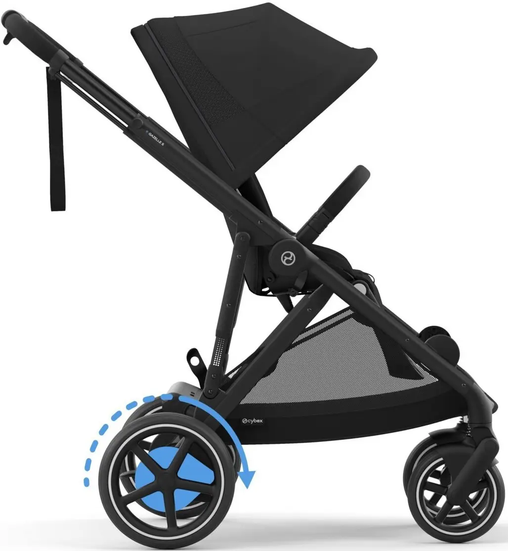 Коляска модульная Cybex e-Gazelle S (Moon Black) - 4