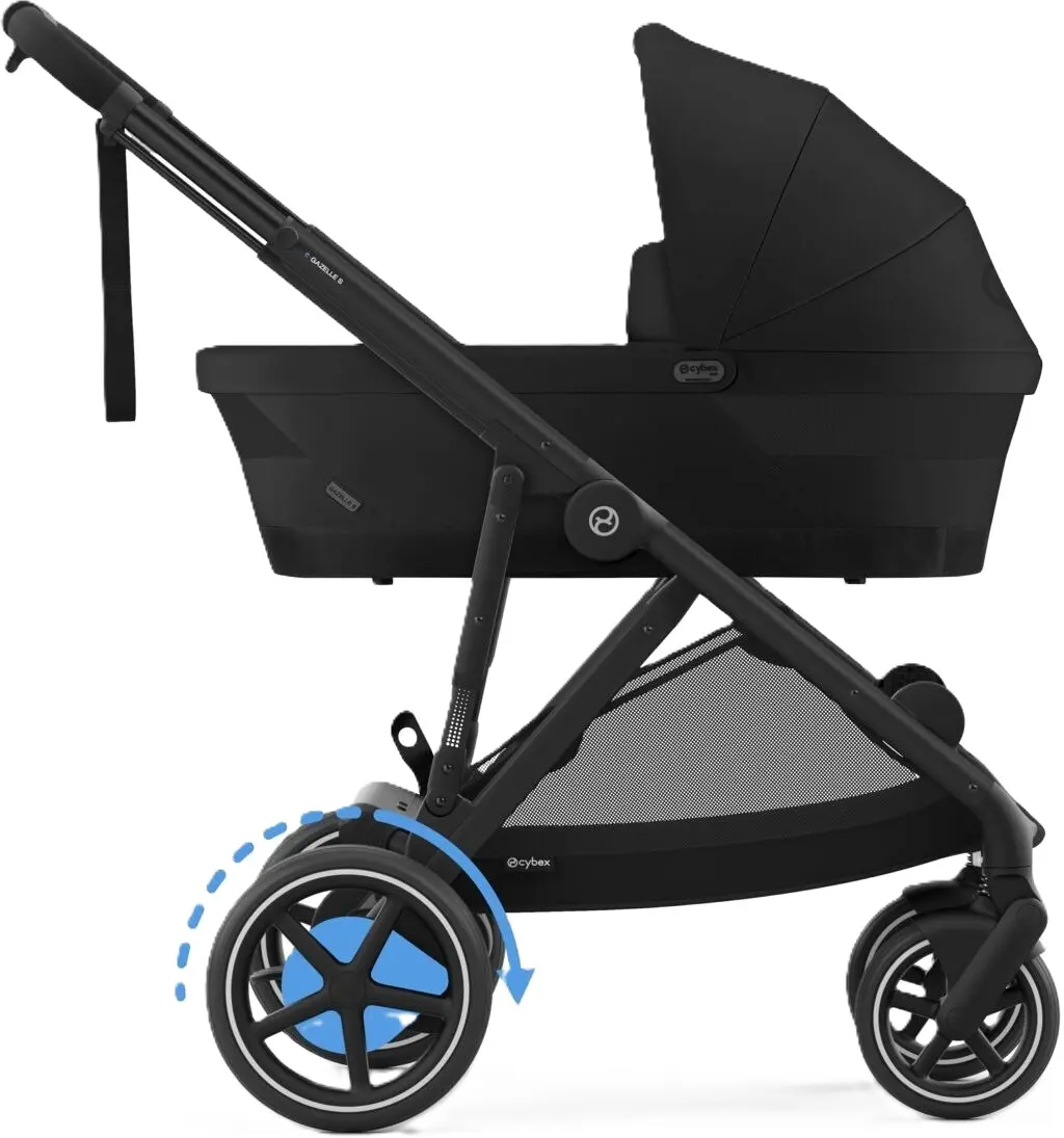 Коляска модульная Cybex e-Gazelle S (Moon Black) - 6
