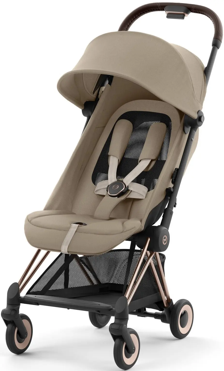Carucior de plimbare Cybex Coya (Cozy Beige/Rosegold)