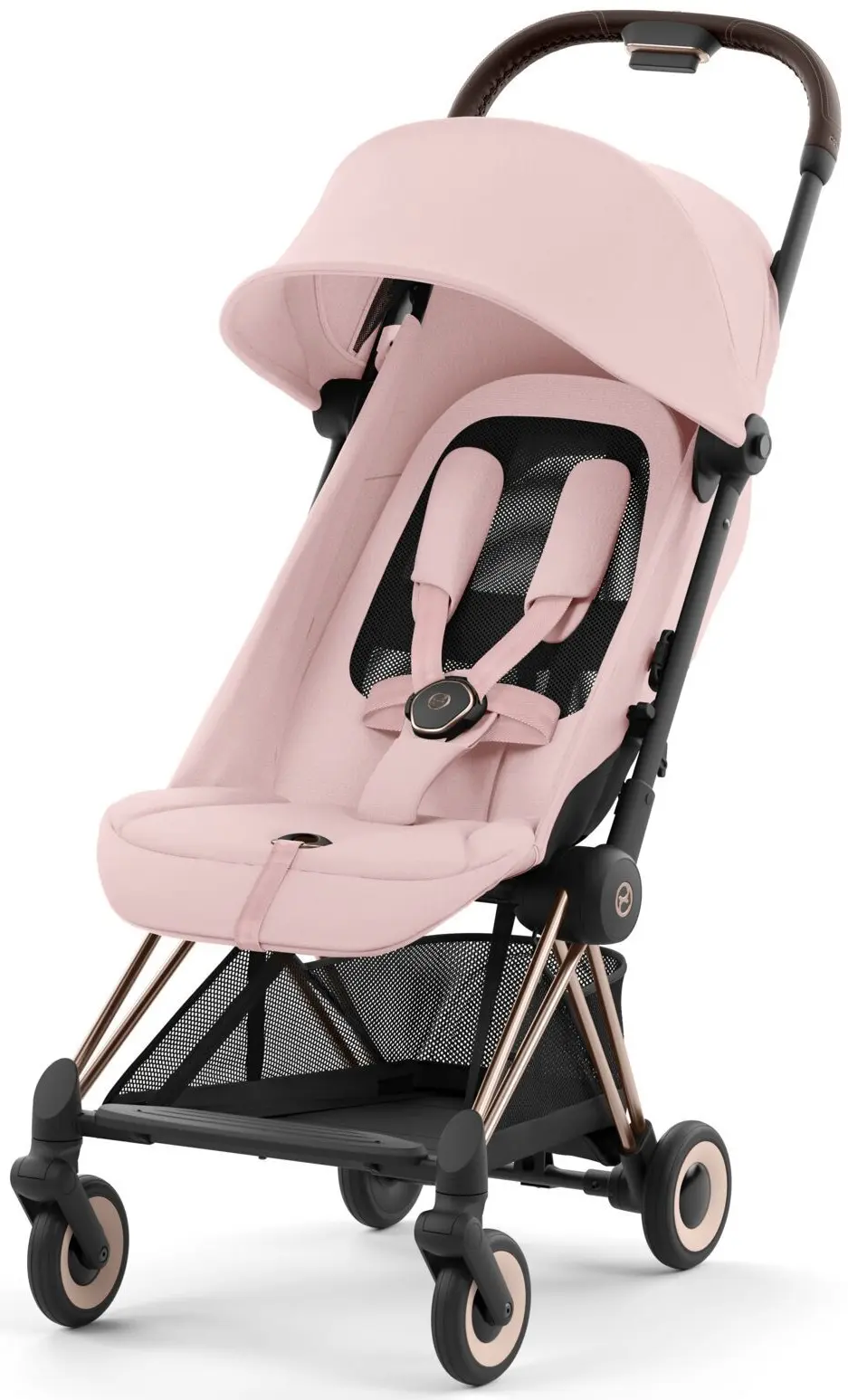Carucior de plimbare Cybex Coya (Peach Pink/Rosegold)